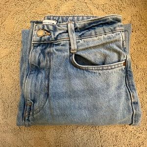 Zara Straight Leg Light Denim Jeans